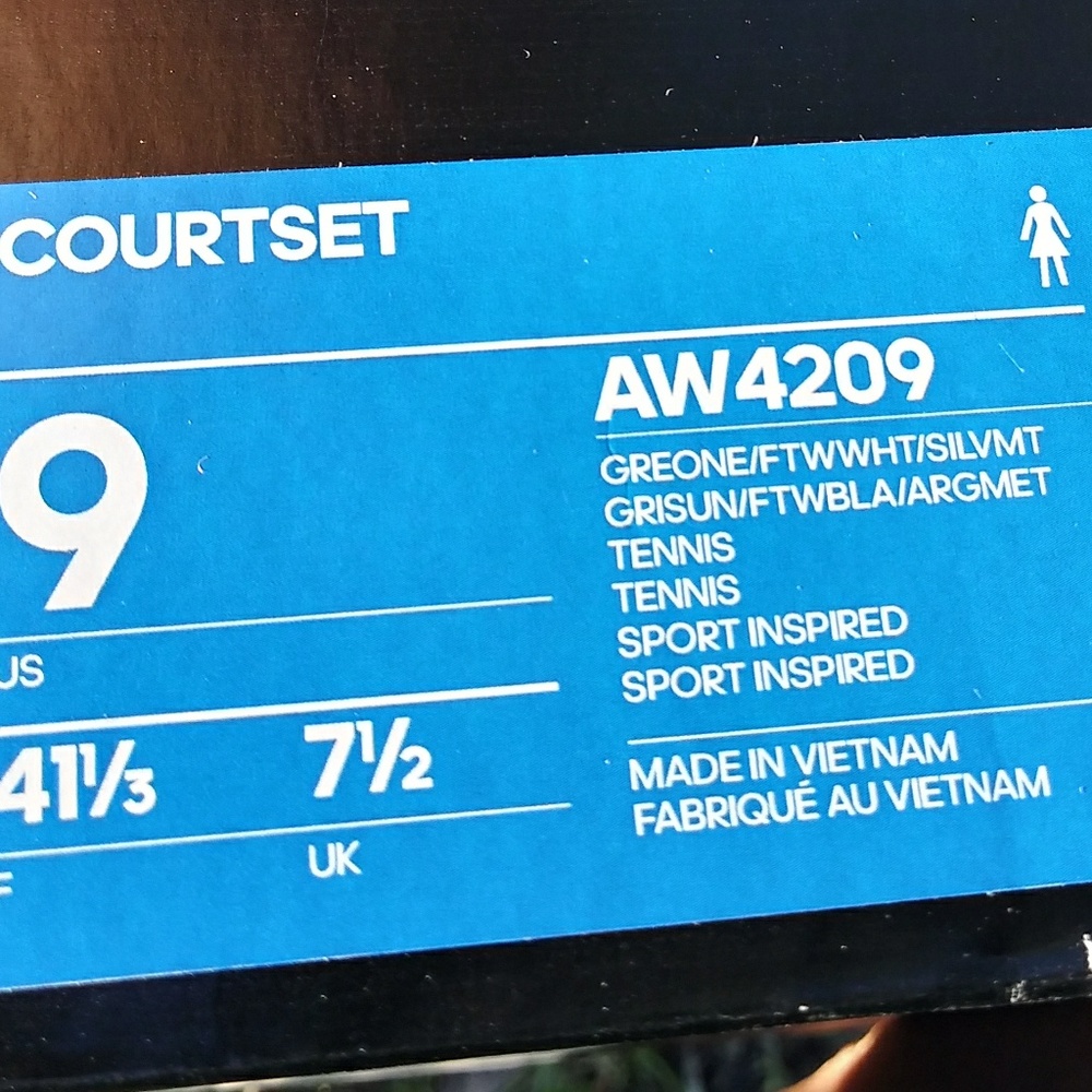 LAST 1 IN STOCK🆕ADIDAS COURTSET SNEAKERS🆕⚓ - Picture 7 of 7